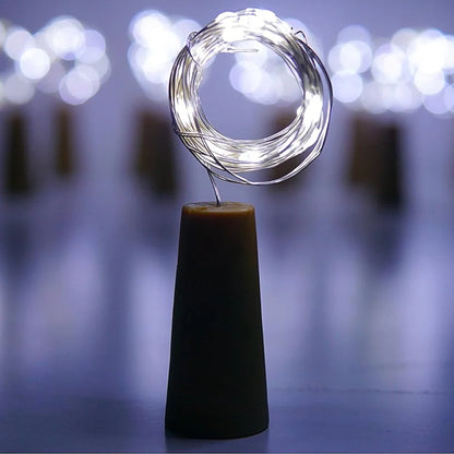 Wine Bottle Cork String Light | Multi LED / 2M Cable