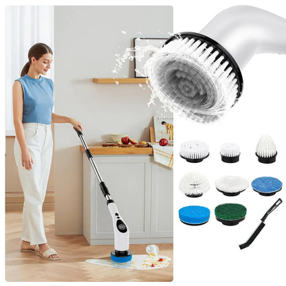 9-in-1 Electric Spin Scrubber