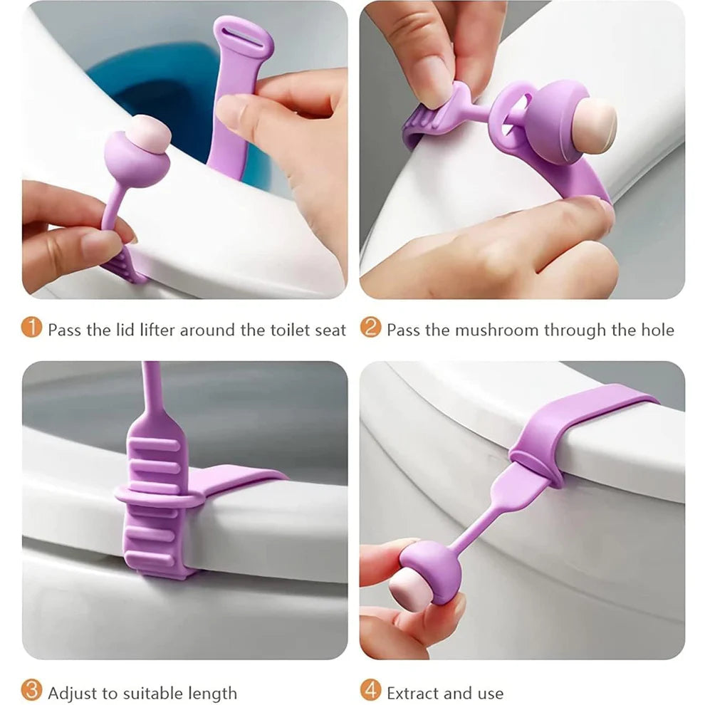 Silicone Toilet Seat Lifter Band