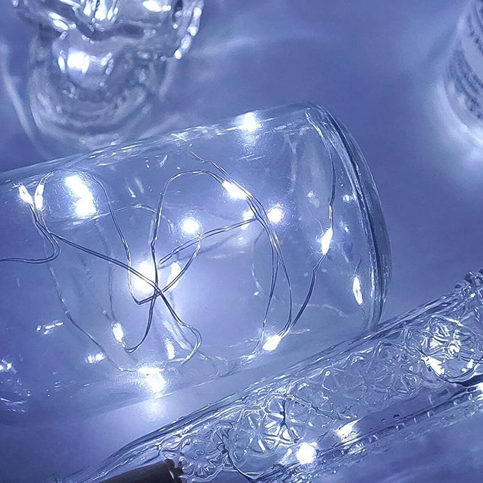 Wine Bottle Cork String Light | Multi LED / 2M Cable