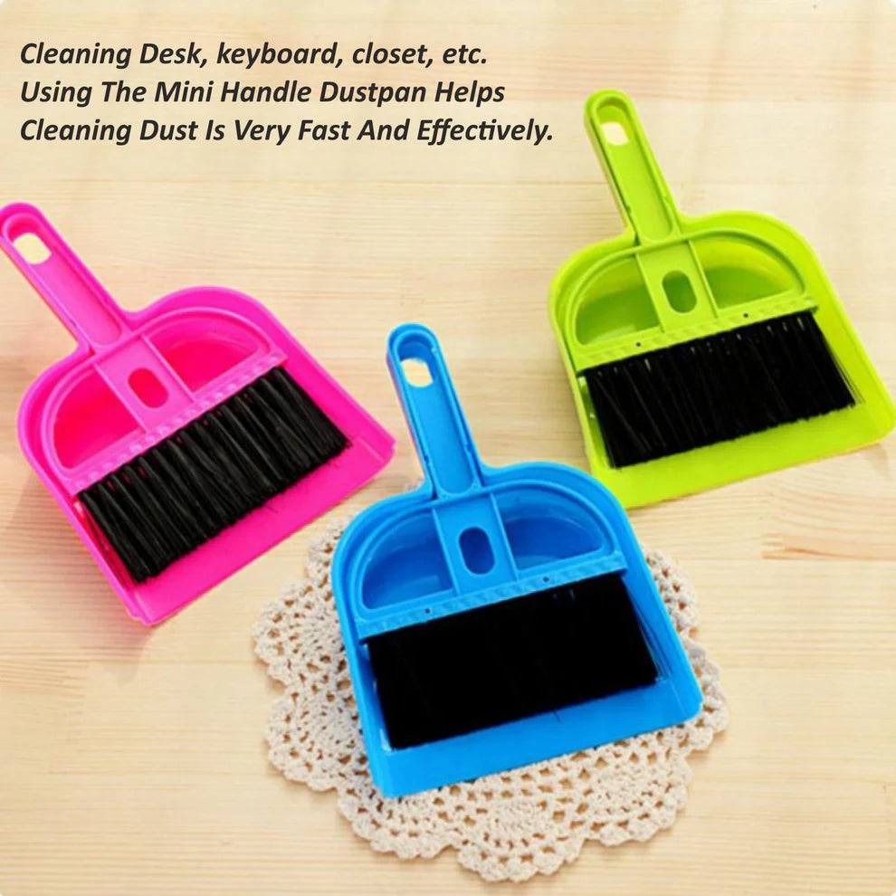 Mini Dustpan with Brush Broom Set for Multipurpose Cleaning