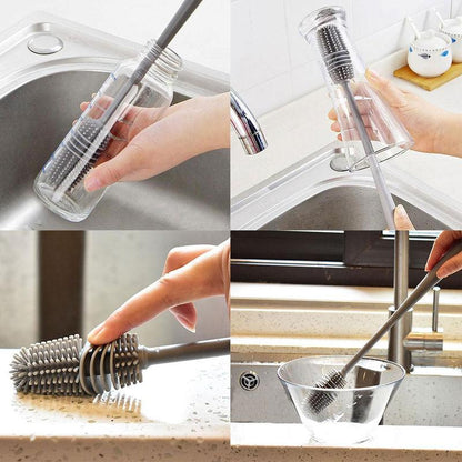Premium Silicone Bottle Cleaning Brush
