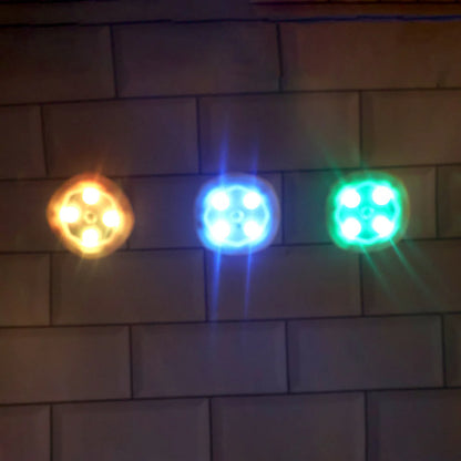 Multicolor Remote Control LED Touch Light Set