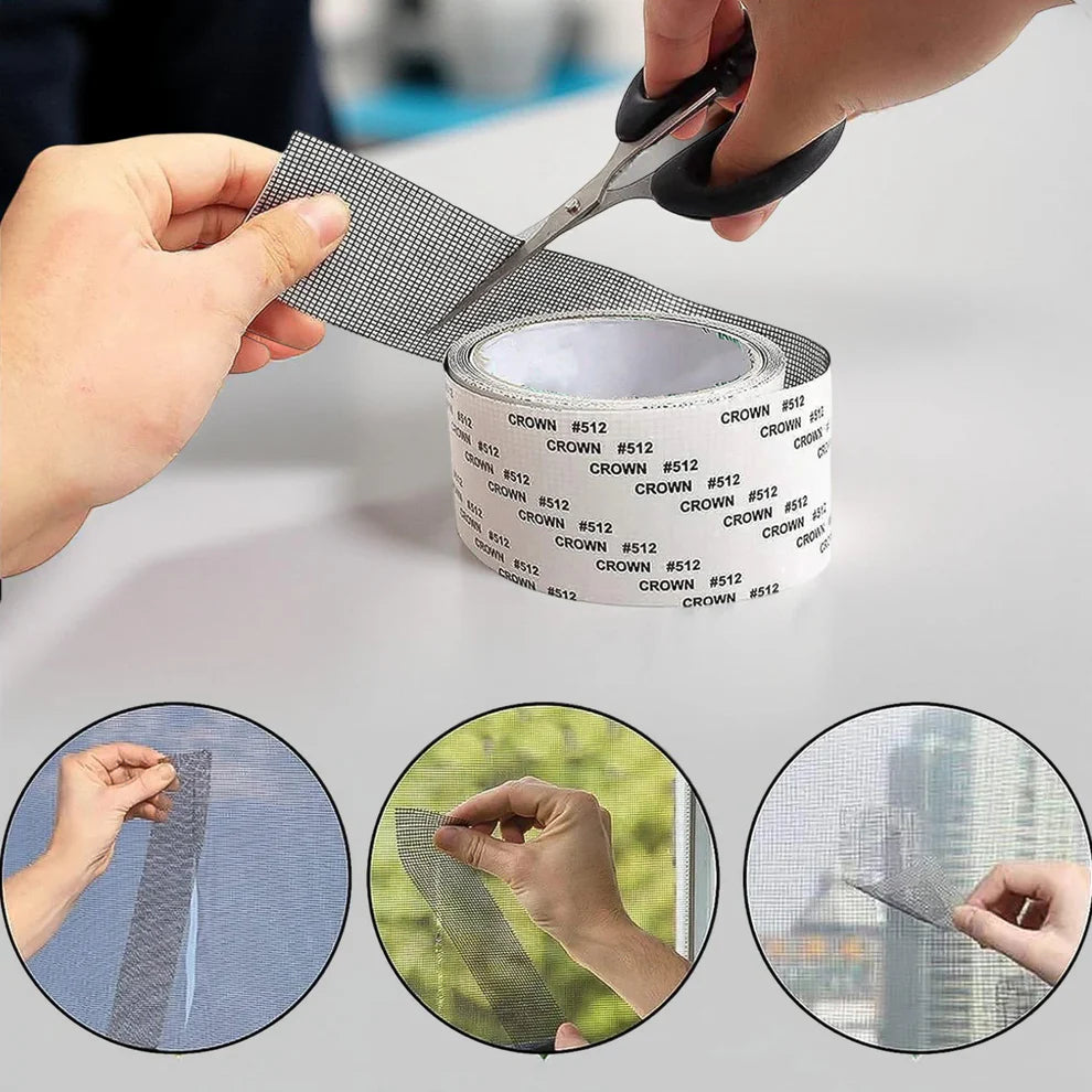 Self-Adhesive Mosquito Net Repair Tape – 2M x 5CM Roll